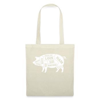 Pig Schwein - Stoffbeutel - Natur - Vorne