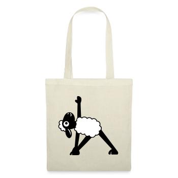 Yoga Mouton - Sac en tissu - rouge - Devant