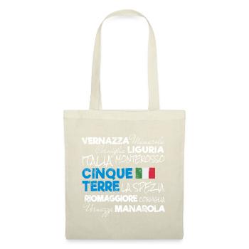 Cinque Terre La Spezia Italien Ligurien Souvenir - Stoffbeutel - Rot - Vorne