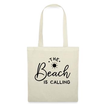 Plage mer vacances vacances voyage sable cadeau - Sac en tissu - rouge - Devant