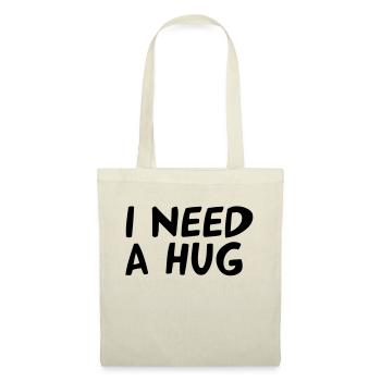 I NEED A HUG - Tote Bag - red - Front