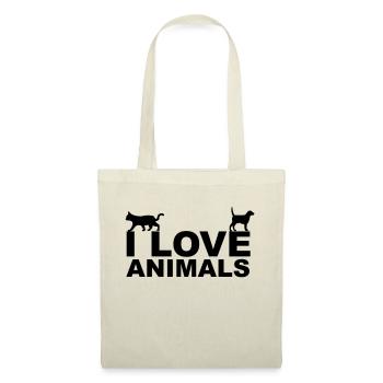 Animals - Sac en tissu - rouge - Devant