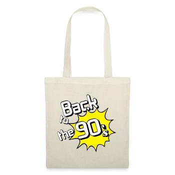 90s Party , Theme Party , 90s Back to (25) - Tote Bag - red - Front