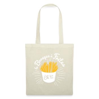 La baraque à frites, ch'ti ! - Sac en tissu - rouge - Devant