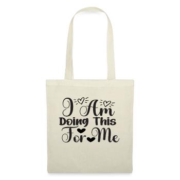 Je le fais pour moi - Sac en tissu - rouge - Devant