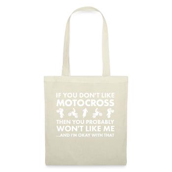 Sport si tu ne m’aimes pas motocross - Sac en tissu - rouge - Devant