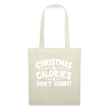 Les calories de Noël ne comptent pas - Sac en tissu - rouge - Devant