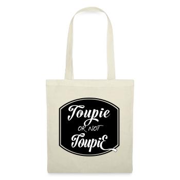 Toupie or not toupie ? Question de menuisier ! - Sac en tissu - rouge - Devant
