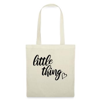 little thing Partnerlook Partnershirt kleines ding - Stoffbeutel - Rot - Vorne