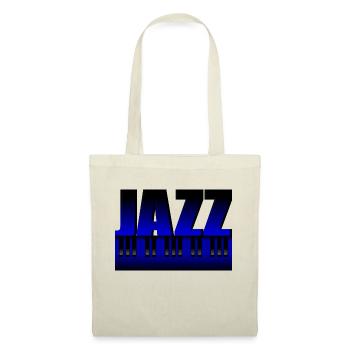 jazz bleu - Sac en tissu - rouge - Devant
