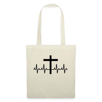 Jesus Christ God Faith - Stoffbeutel - Rot - Vorne