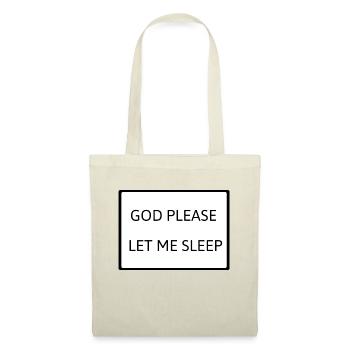 Laissez-moi dormir - Sac en tissu - rouge - Devant