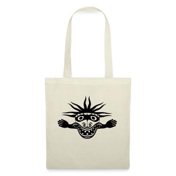 Tribal mask - Tote Bag - red - Front