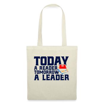 Today a reader tomorrow a guide read book - Tote Bag - red - Front