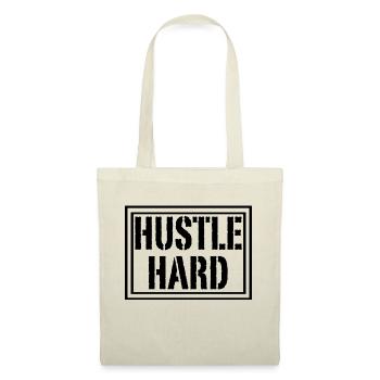 Hustle Hard - Sac en tissu - rouge - Devant