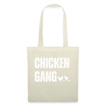 chicken gang - Stoffbeutel - Natur - Vorne