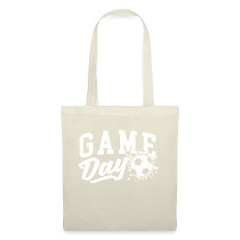 Jour de match - Cadeau d’amoureux de football - Sac en tissu - rouge - Devant