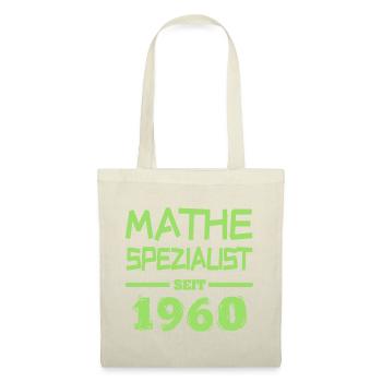 Mathe 1960 - Stoffbeutel - Rot - Vorne