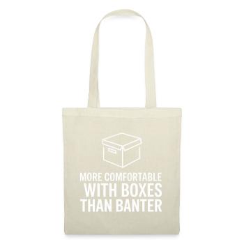 Box Life: Comfort Over Banter - Tote Bag - red - Front