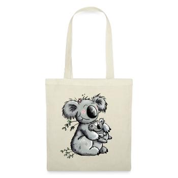 Süße Mama Koala Mit Baby Schwangerschaft Geschenk - Stoffbeutel -  - Vorne