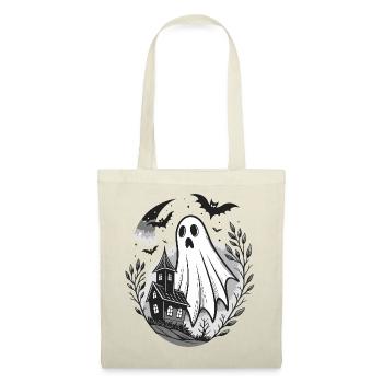 Ghost in the Night Mansion - Tote Bag - red - Front