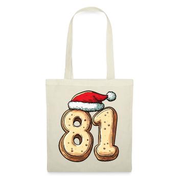 81 Number Cookie Christmas - Tote Bag - red - Front