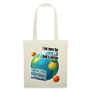 I am more the Earth kind o' person - Tote Bag - red - Front
