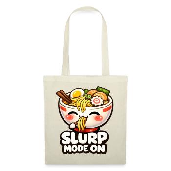 Slurp Mode On Ramen Kawaii - Tote Bag - red - Front