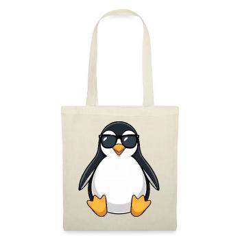 Süßer Pinguin Cartoon Chubby Sonnenbrille Sommer - Stoffbeutel - Rot - Vorne