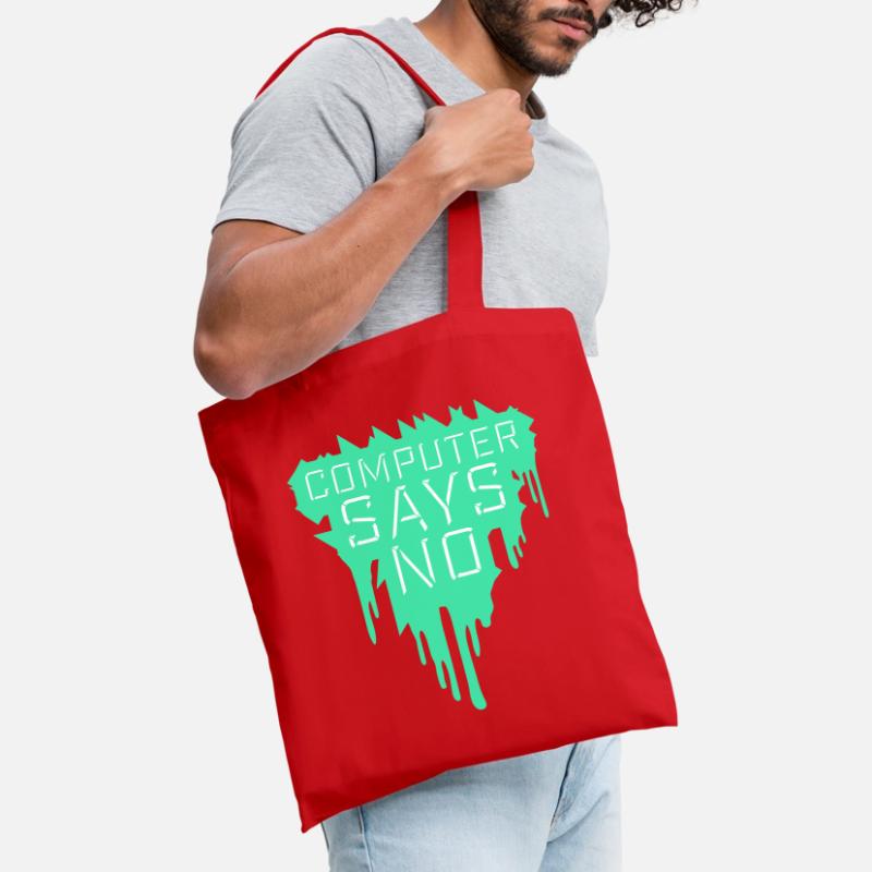 Computer Says No Funny Programmer Nerd Technique Tote Bag