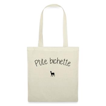 ptite bichette - Sac en tissu - rouge - Devant
