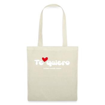 "I LOVE YOU" - Funny Quotes Couples 03 - Tote Bag - red - Front