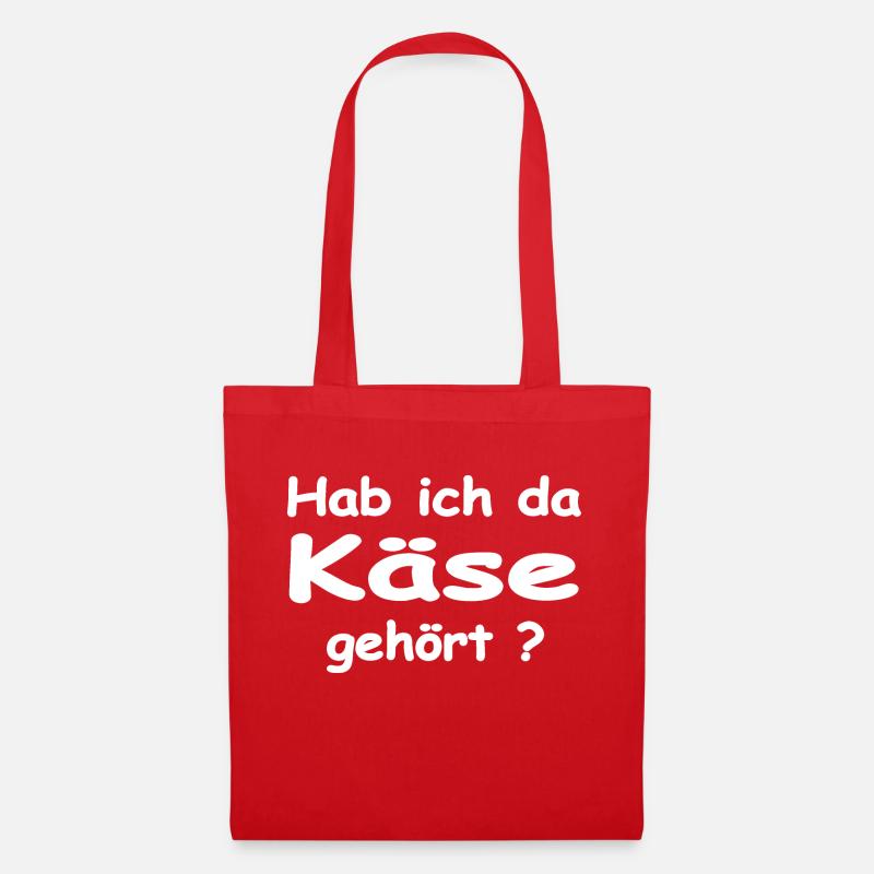 Käse - Stoffbeutel - Rot