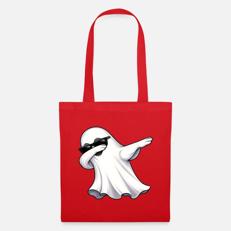 Dabbing Ghost - Tote Bag - red