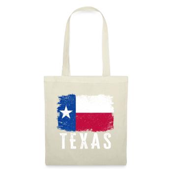 Texas State Flag gezeichnet Vintage Texas, USA - Stoffbeutel - Rot - Vorne