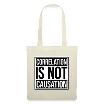Correlation Is Not Causation Nerd Science - Tote Bag - red - Front