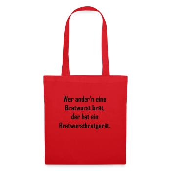Saucisses - Sac en tissu - rouge - Devant