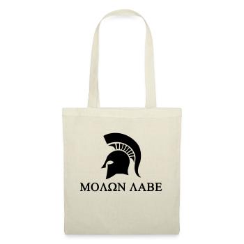 molon labe - Sac en tissu - rouge - Devant