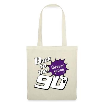 90s Party , Theme Party , forever Young (25) - Tote Bag - red - Front