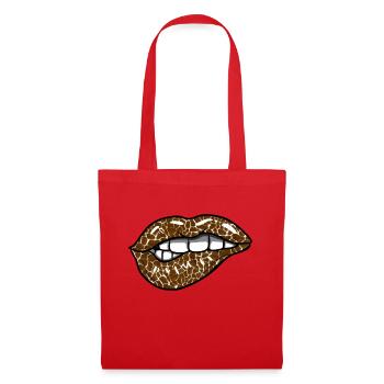 Leopard Lips - Tote Bag - red - Front
