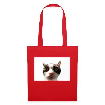 Katze - Stoffbeutel - Rot - Vorne