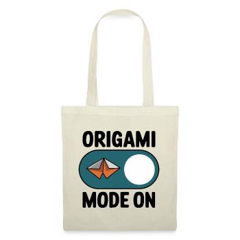 Origami Fashion On Paper Folding Hobby Saying for - Tote Bag - red - Front