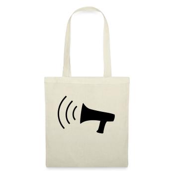 Megaphon - Sac en tissu - rouge - Devant