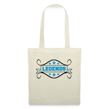 freunde legenden team crew legends are born in leg - Stoffbeutel - Rot - Vorne