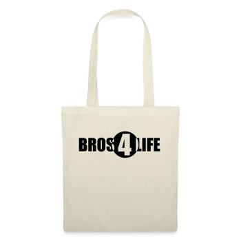 Bros 4 Life Logo Design - Tote Bag - red - Front