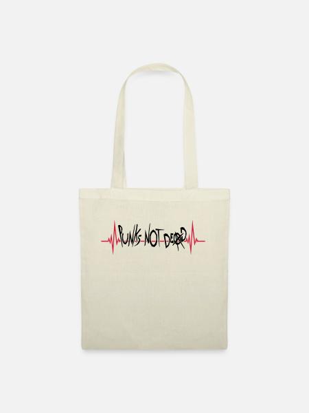 punks pas mort citation - Sac en tissu - rouge