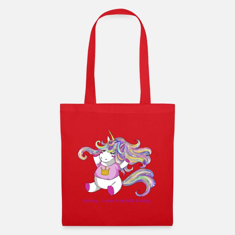 Unicorn - Tote Bag - red
