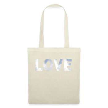 LOVE. One shirt, one word. - Tote Bag - red - Front