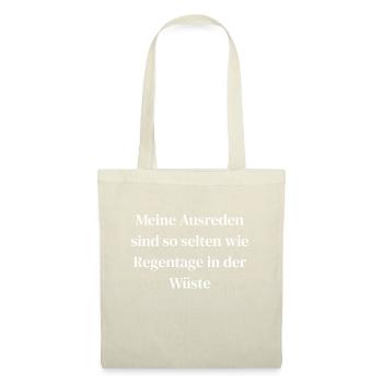 Selbstironische Sprüche - Stoffbeutel - Rot - Vorne