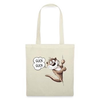 Look Look Otter Animal Motif I Sea Otter - Tote Bag - red - Front